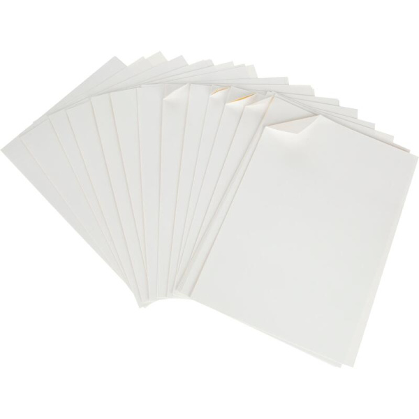 Картон белый №1 School Отличник (203x283 мм, 50 листов, 1 цвет,  мелованный  двухсторонний )