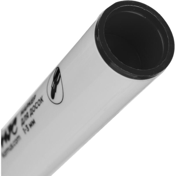 Маркер для белых досок Комус черный (толщина линии 1-3 мм) круглый  наконечник