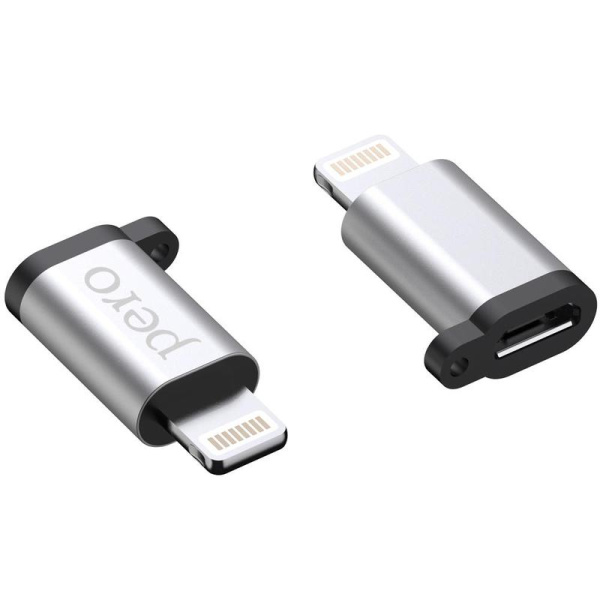 Переходник Pero Micro USB - Lightning (4603768350460)