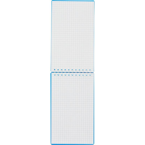 Блокнот Attache Economy 80 листов синий в клетку на спирали (100х170 мм)