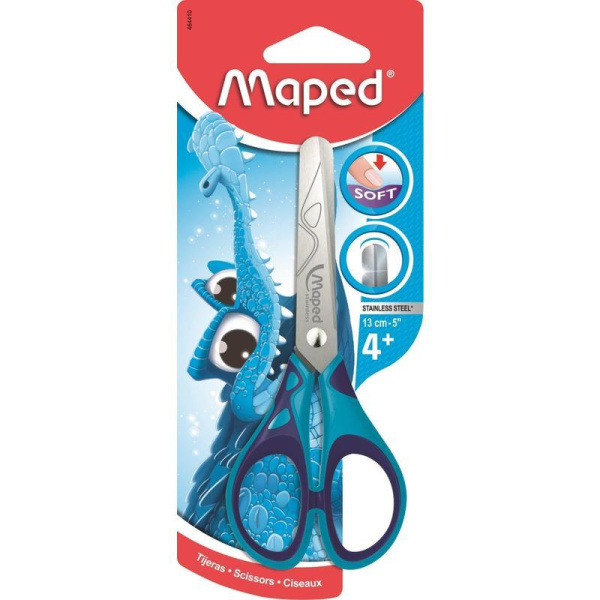 Ножницы детские Maped Essentials Soft (130 мм, классические)