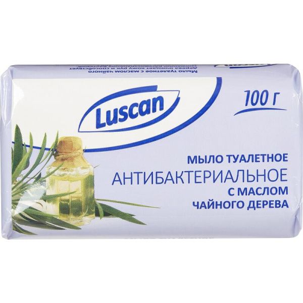 Мыло туалетное Luscan антибактериальное 100 г