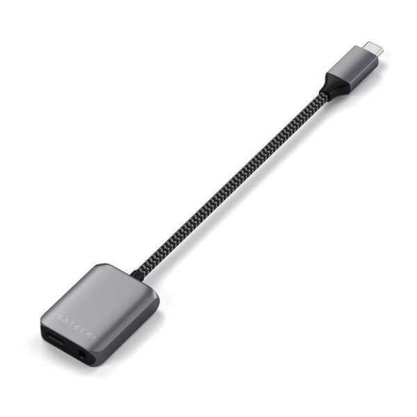 Переходник Satechi USB Type-C - USB Type-C + AUX 3.5 0.15 метров (ST-UCAPDAM)