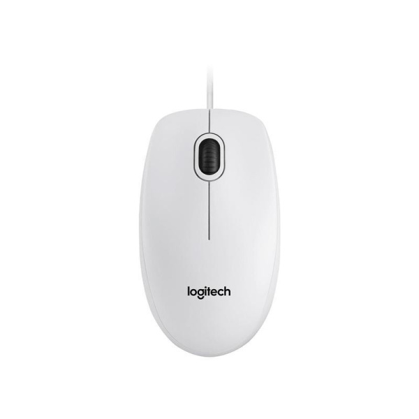Мышь компьютерная Logitech B100 белая