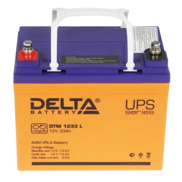 Батарея для ИБП Delta DTM 1233 L 12 В 33 Ач