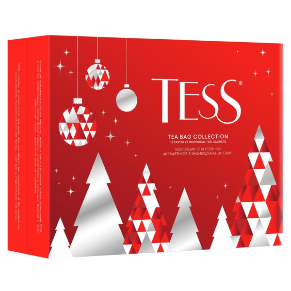 Чай Tess Happy Holidays ассорти 48 пакетиков