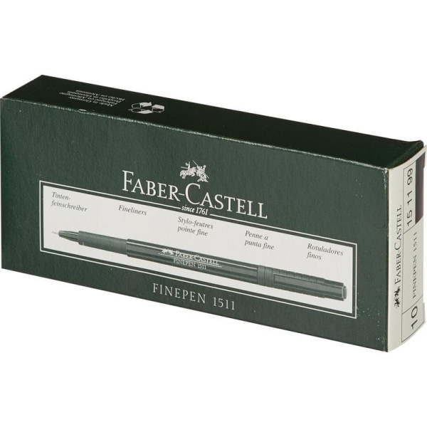 Линер Faber-Castell Finepen 1511 черный (толщина линии 0.4 мм)