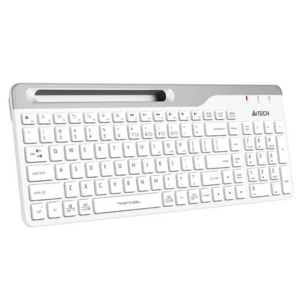 Клавиатура беспроводная A4Tech Fstyler FBK25 белый