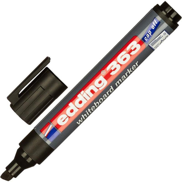 Набор маркеров для досок Edding 363/4S cap off, 1-5 мм, 4 шт.