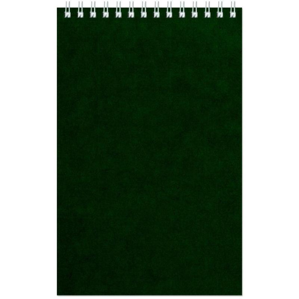 Блокнот Альт Офис 1 A5 60 листов зеленый в клетку на спирали (127х203 мм) (артикул производителя 61354)