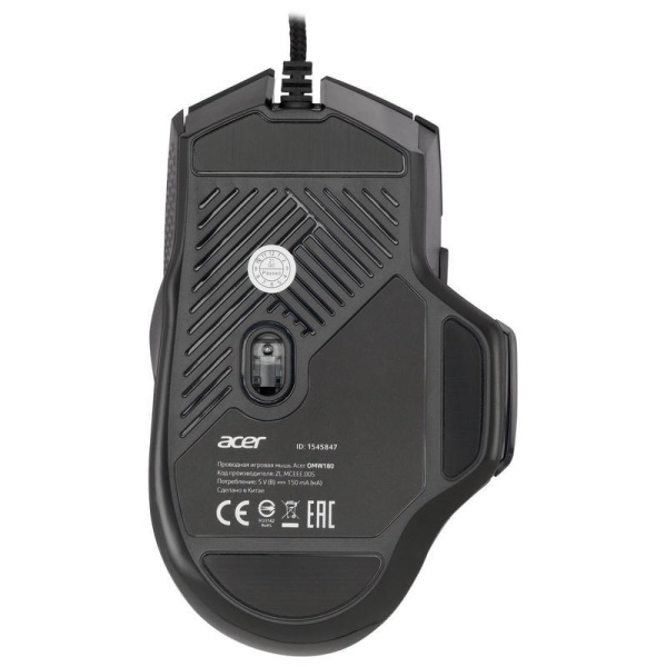 Мышь компьютерная Acer OMW180 черная (ZL.MCEEE.00S)