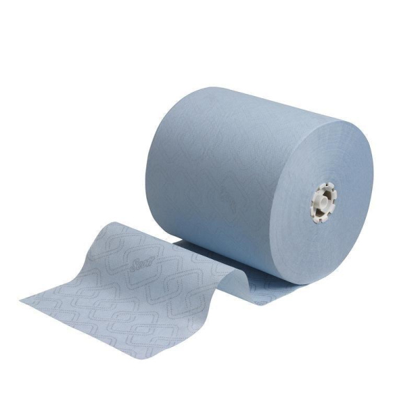Полотенца бумажные в рулонах Kimberly Clark Scott Essential 1-слойные 6 рулонов по 350 метров (артикул производителя 6692)