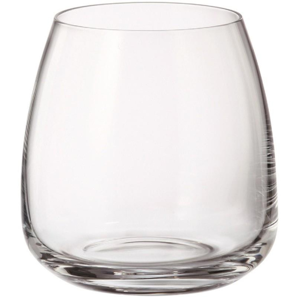 Набор стаканов для виски Crystal Bohemia Anser стеклянный низкий 400 мл  (2 штуки в упаковке)