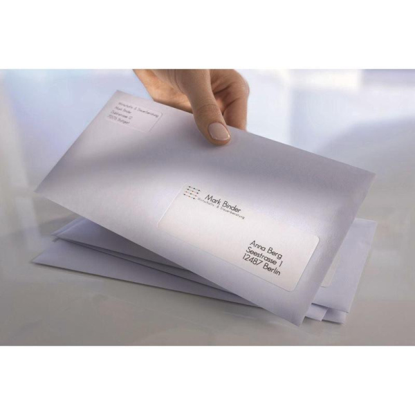 Этикетки самоклеящиеся Avery Zweckform адресные белые 99.1х38.1 мм (14 штук на листе A4, 100 листов, артикул производителя L7163-100)