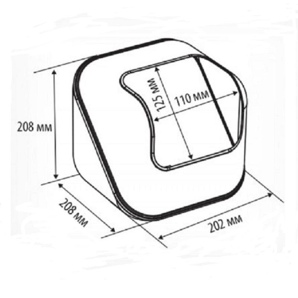 Дисплей универсальный Cube для выкладки мелких продуктов прозрачный