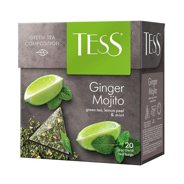 Чай Tess зеленый мохито 20 пакетиков
