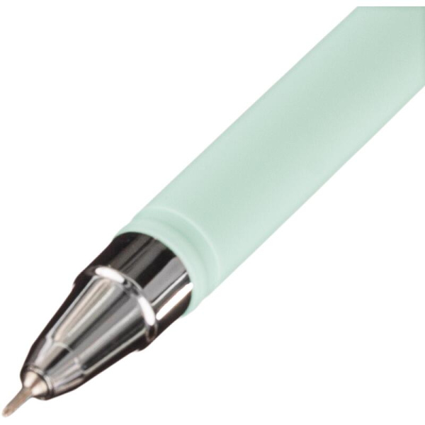 Ручка гелевая неавтоматическая в ассортименте Bruno Visconti SimpleWrite  Zefir черный корпус soft touch (толщина линии 0.4 мм)