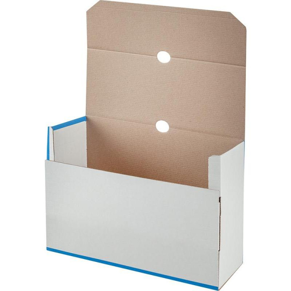 Короб архивный гофрокартон Attache 255x320x150 мм синий до 1500 листов  (5 штук в упаковке)