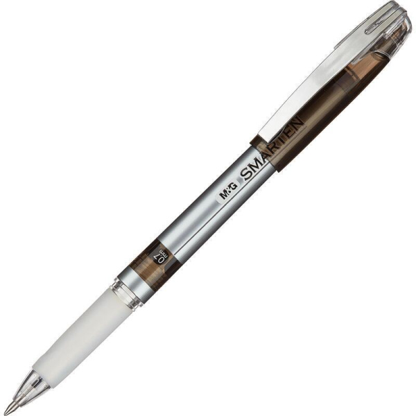 Ручка гелевая неавтоматическая M&G Smarten черная (толщина линии  0.5 мм)
