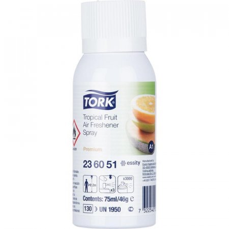 Сменный баллон для автоматического освежителя Tork Premium А1 фруктовый 75 мл (артикул производителя 236051)