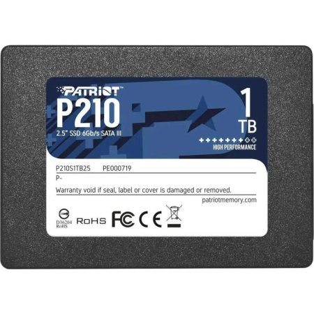 SSD накопитель Patriot Memory P210 1 ТБ (P210S1TB25)