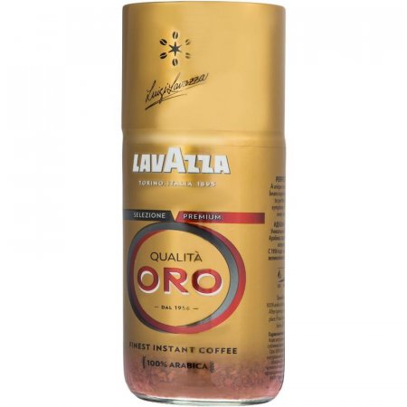 Кофе растворимый Lavazza Qualita Oro Instant 95 г (стекло)