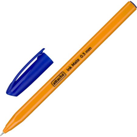 Ручка шариковая неавтоматическая Attache Ink Mate синяя (толщина линии  0.3 мм)