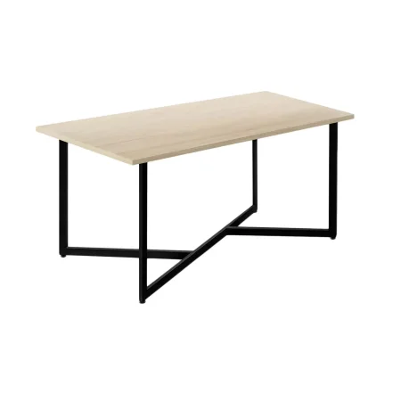 Стол обеденный Энги-1 (молочный дуб/черный, 1550х900х760 мм)