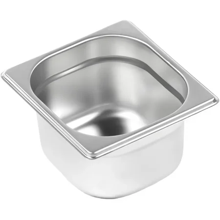 Гастроёмкость GN 1/6 17.6х16.2х10 см 1.6 л нержавеющая сталь