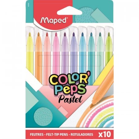 Фломастеры Maped Color'Peps Pastel 10 цветов