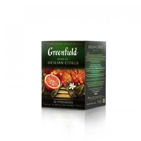 Чай Greenfield Sicilian Citrus черный 20 пакетиков-пирамидок