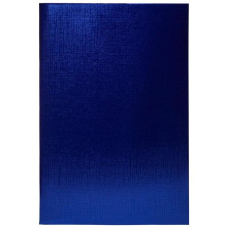 Бизнес-тетрадь Hatber Metallic A4 96 листов синяя в клетку на скрепках  (210x297 мм)