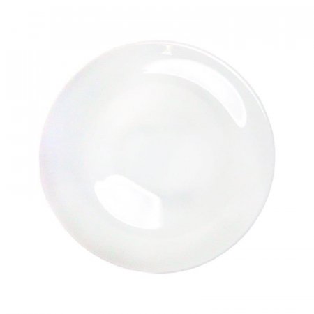 Тарелка обеденная стеклокерамика Dinova Saina диаметр 265 мм белая  (MFG195-1)