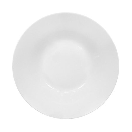 Тарелка суповая фарфоровая Collage диаметр 225 мм белая 12 штук в  упаковке (артикул производителя фк599)