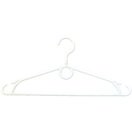 Вешалка-плечики для легкой одежды ПВ-09 белая (размер 44-46, 210 штук в  упаковке)