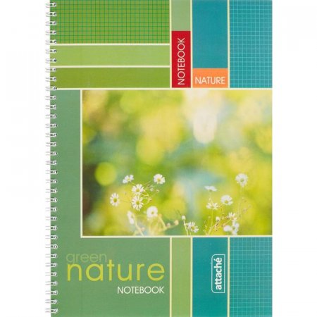 Тетрадь общая Attache,(А4, 80 листов, клетка, на спирали)