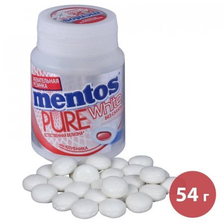 Жевательная резинка Mentos Pure Fresh Клубника 54 г