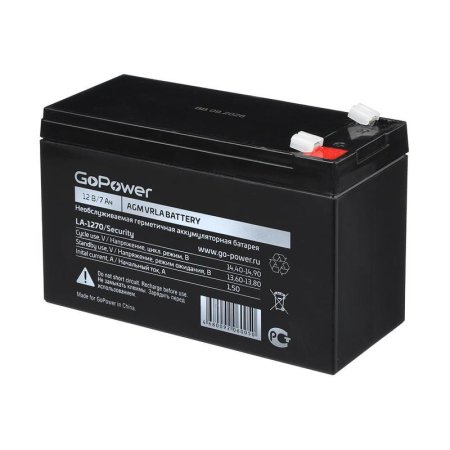 Батарея для ИБП GoPower LA-1270 12 В 7 Ач