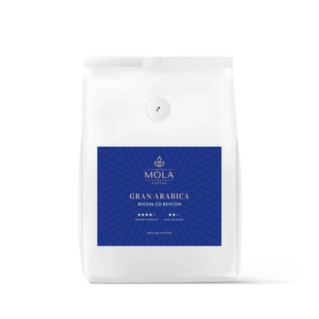 Кофе молотый Mola Gran Arabica 200 г (вакуумный пакет)