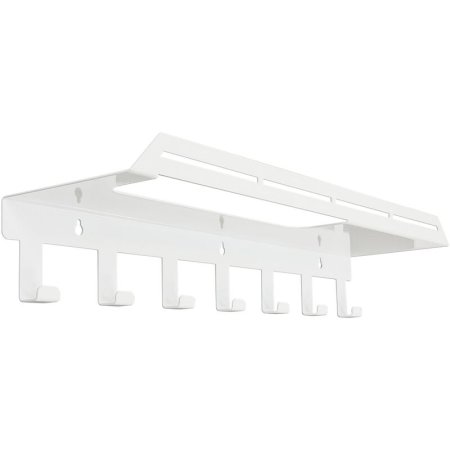Полка для полотенца с крючками Liria RL2051W (белый)