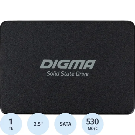 SSD накопитель Digma Run S9 1 ТБ (DGSR2001TS93T)