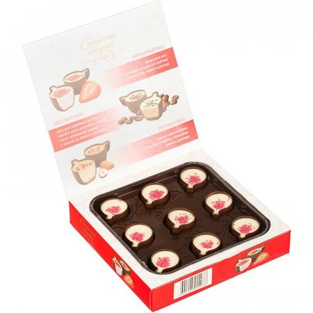 Шоколадные конфеты Столичные штучки Клубничный мусс 104 г