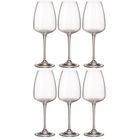 Набор бокалов для вина Crystal Bohemia Anser стеклянные 440 мл (6  штук  в  упаковке)