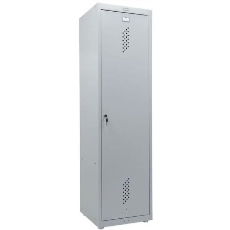 Шкаф хозяйственный металлический ML-11-50U (LS-11-50) (серый,   500х500х1830 мм)