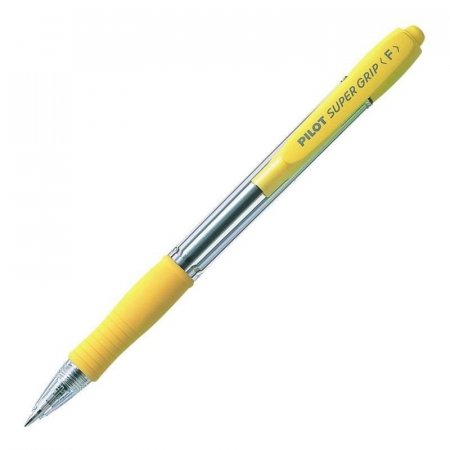 Ручка шариковая автоматическая Pilot Super Grip  BPGP-10R-F Y синяя (толщина линии 0.21)