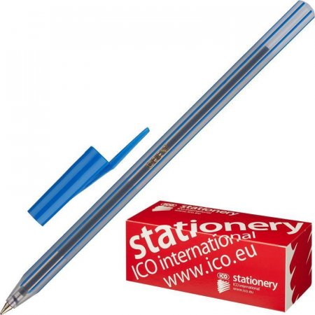 Ручка шариковая ICO Orient синяя (толщина линии 0.5 мм)