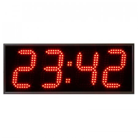 Часы настенные Импульс Электронное табло 415-T-ER2 (52x20x6.5 см)