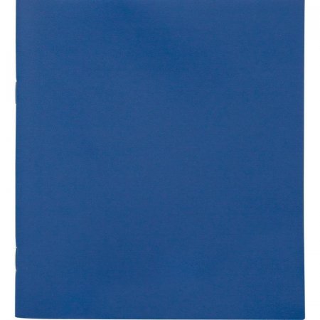 Тетрадь общая А5 48 листов в клетку на скрепке (обложка синяя, 60 штук в  упаковке)