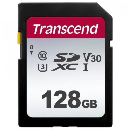 Карта памяти Transcend SDXC 128 Gb Class 3 (U3) (TS128GSDC300S)