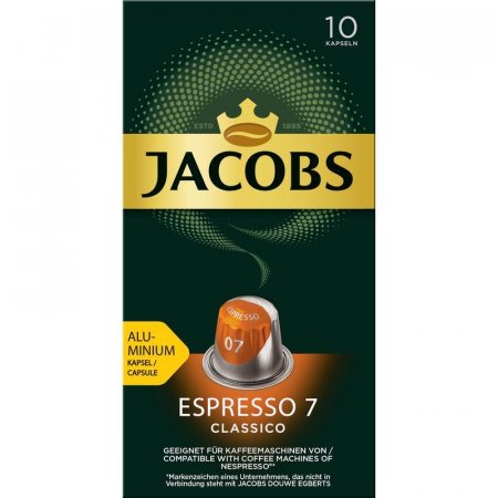 Кофе в капсулах Jacobs Espresso 7 Classico (10 штук в упаковке)